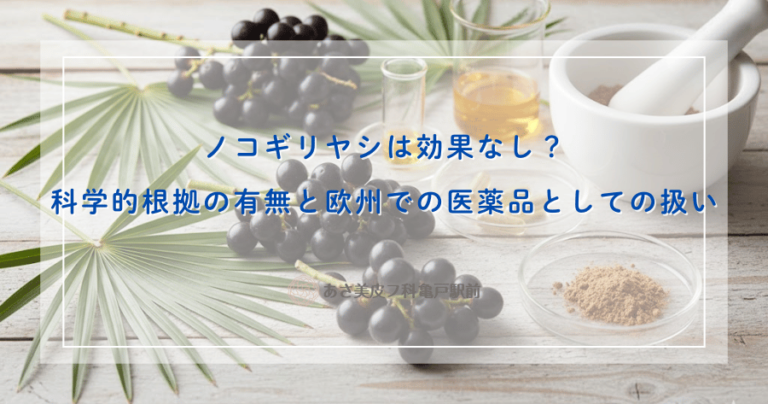 ノコギリヤシは効果なし？科学的根拠の有無と欧州での医薬品としての扱い