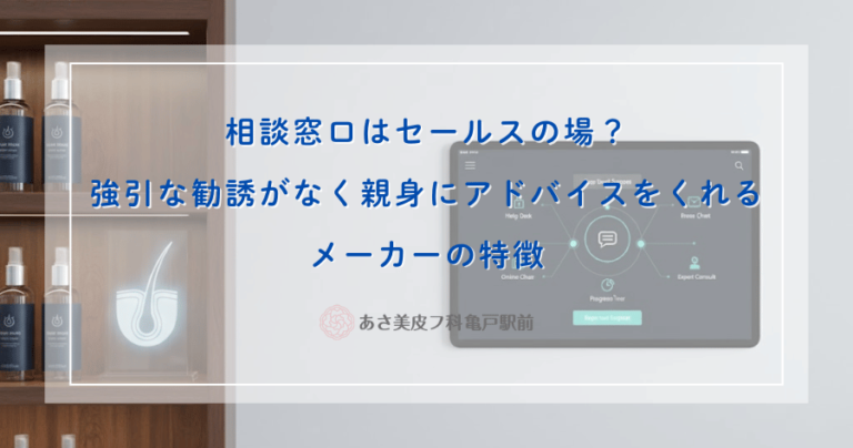 相談窓口はセールスの場？強引な勧誘がなく親身にアドバイスをくれるメーカーの特徴
