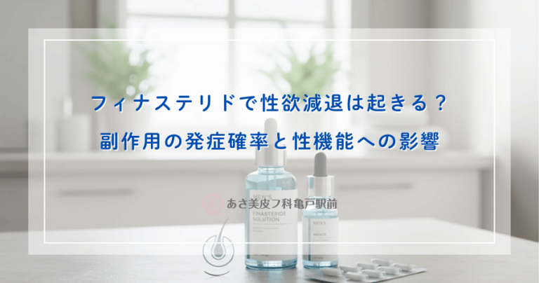 フィナステリドで性欲減退は起きる？副作用の発症確率と性機能への影響