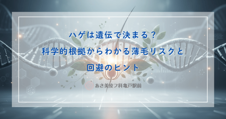 ハゲは遺伝で決まる？科学的根拠からわかる薄毛リスクと回避のヒント